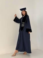 عباية تخرج كحلي 2026