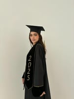 عباية تخرج اسود 2026