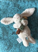 JellyCat Bashful Bunny with Christmas Tree