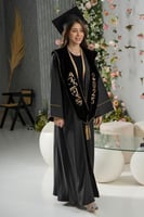 عباية تخرج 2026 لون اسواد