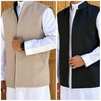 سديري شتوي رجالي وجهين بيج واسود