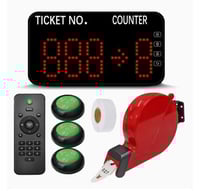 نظام إدارة طابور الانتظار متعدد العدادات والوظائف...