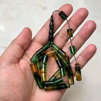 مسباح فاتوران اخضر معرق