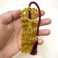 مسباح كهرمان شفاف