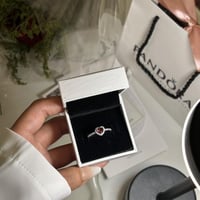 خاتم باندورا قلب احمر