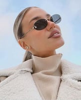 نظارة فندي إطار ذهبي