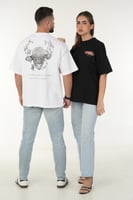 تيشيرت اوفر سايز - برج الثور للجنسين - قطن 100٪