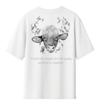 تيشيرت اوفر سايز - برج الثور للجنسين - قطن 100٪