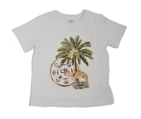 تيشيرت اطفال - جمل ونخله -قطن 100٪ – مطبوع بالألوا...