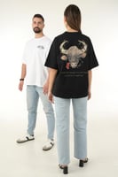 تيشيرت اوفر سايز - برج الثور للجنسين - قطن 100٪