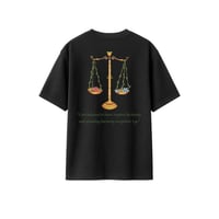 تيشيرت اوفر سايز - برج الميزان للجنسين - قطن 100٪