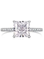 خاتم فضة عيار 925 قصة برنسس V4