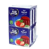 حلوى جيلي فوستر كلاركس فراولة 80جم ربطة6حبات