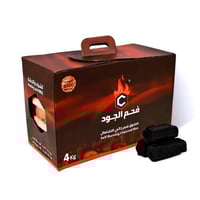 فحم الشواء الطبيعي ذاتي الاشتعال الجود4كجم