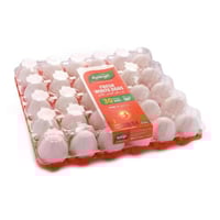 بيض الوطنية 30ح طبق بلاستيك