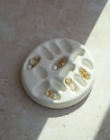 حاملة مجوهرات كونكريت دائرية