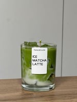 شمعة لاتيه الماتشا