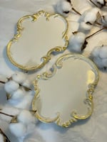 طبق بحواف مزخرفه