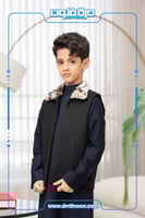 سديري الشتاء أسود اطفال