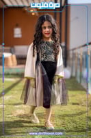 فستان سماء الوطن بنقش تراثي ( بناتي )