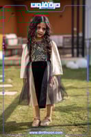 فستان سماء الوطن بنقش تراثي ( بناتي )