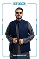 سديري دبل فيس ( كحلي & رصاصي )