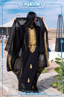 ثوب النشل النجدي نسائي ( أسود )