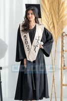 طقم عباية تخرج أسود أطفال