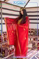 ثوب النشل النجدي نسائي ( احمر )