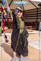 ثوب النشل النجدي بناتي ( أسود )