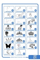 وشاح الحروف الشتوي وردي