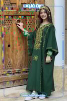 ثوب النشل النجدي بناتي ( أخضر )