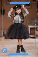 طقم يوم التأسيس بنمط عسكري ( بناتي )