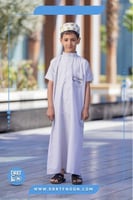 ثوب رمضاني مع قبعة جنيهات ( ولادي )