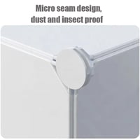 خزانة ملابس بلاستيكية محمولة مجموعة صغيرة للتخزين