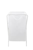 سلة غسيل مع حامل أبيض 41x43x64 سنتيمتر