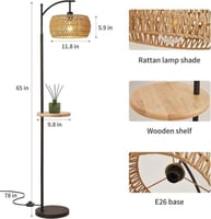 مصباح ارضي مع طاولة , مصباح انيق مع طاولة لغرفة ال...