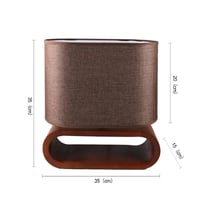 مصباح طاولة إسكندنافي من القماش