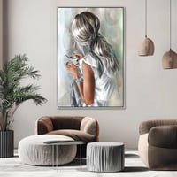 لوحات بنات بتصميم عصري