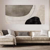 لوحة جدارية فن تجريدي بتصميم عصري