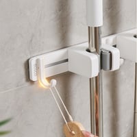 حامل ممسحة جداري متعدد الوظائف