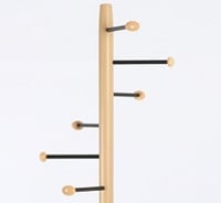 علاقة ملابس سوداء او شماعة ملابس للمداخل وغرف النو...