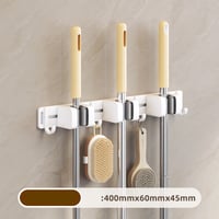 حامل ممسحة جداري متعدد الوظائف