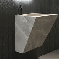 مغسلة ديكور مميز رمادي 80