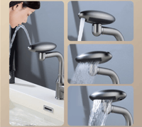 خلاط مرن متعدد الاستخدامات رمادي