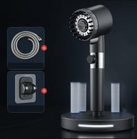 رأس دش عالي الضغط مع فيلتر مياه متعدد الوظائف