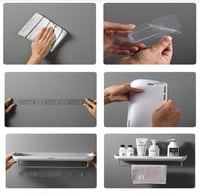 رف تخزين متعدد الاستخدام بحامل مناشف