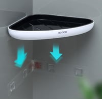 رف زاويه تخزين للحمام او المطبخ متعدد الاستخدام