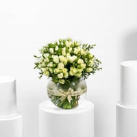 فازة البيبي روز الأبيض