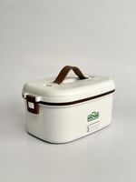 لانش بوكس كهربائي لتسخين الطعام بالسيارة لون ابيض